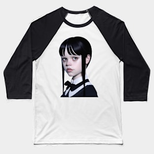 Wednesday Addams Cute Baseball T-Shirt